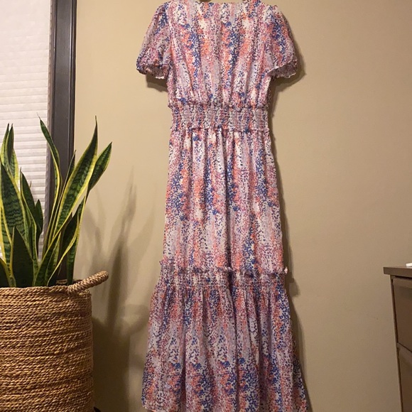 NSR Ruby tiered puff sleeve dress - Picture 6 of 8